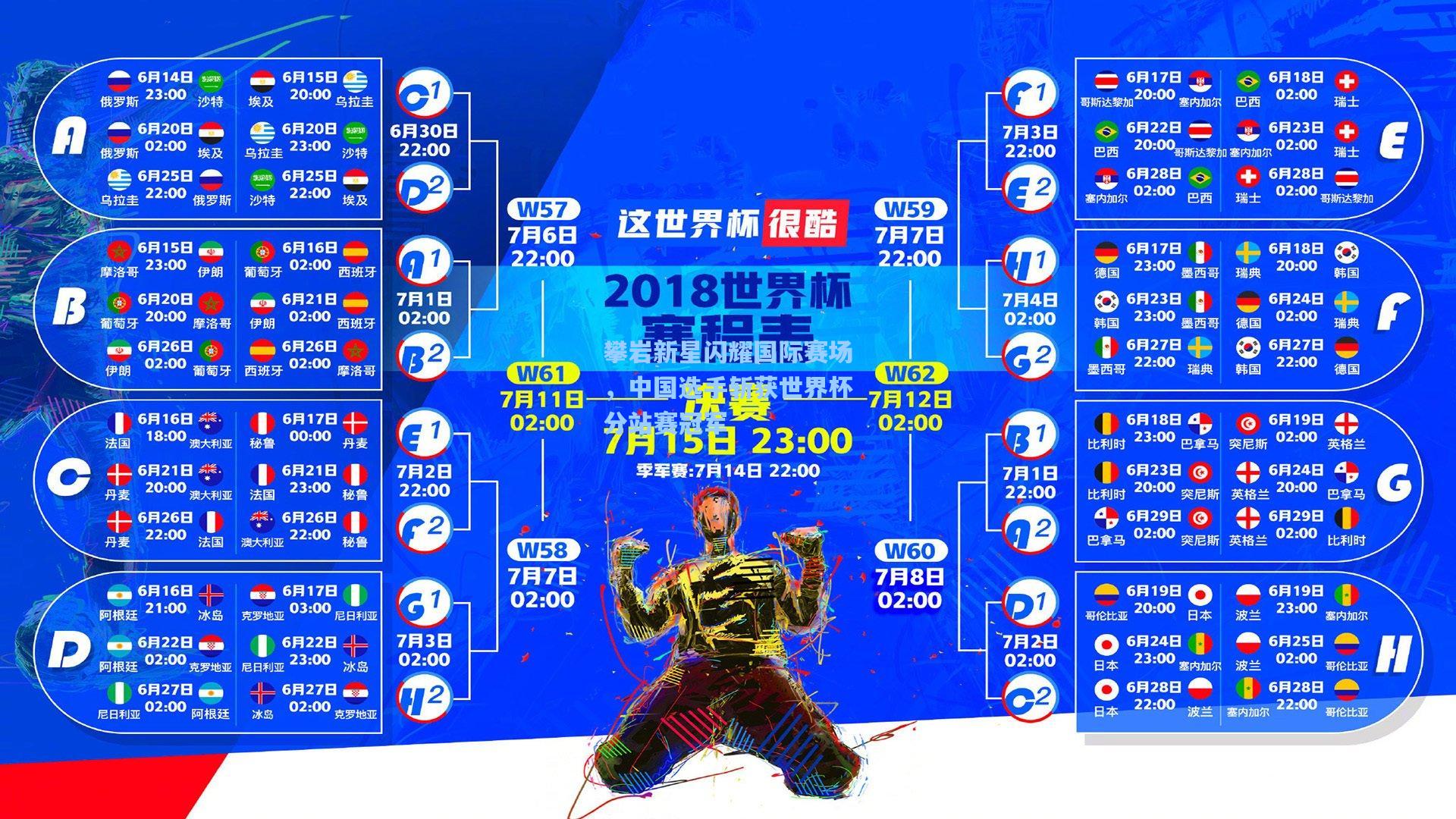 攀岩新星闪耀国际赛场，中国选手斩获世界杯分站赛冠军